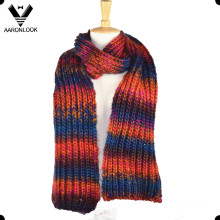Estilo de moda multicolor de la bufanda del invierno hecho punto